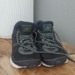 Abeo Charcoal and Lime Athletic Shoes